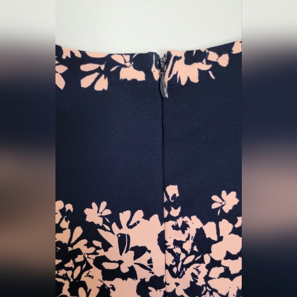 Banana Republic Pink & Navy Blue Sheath Mini Dress Scoop Neck Sleeveless… - Picture 7 of 9